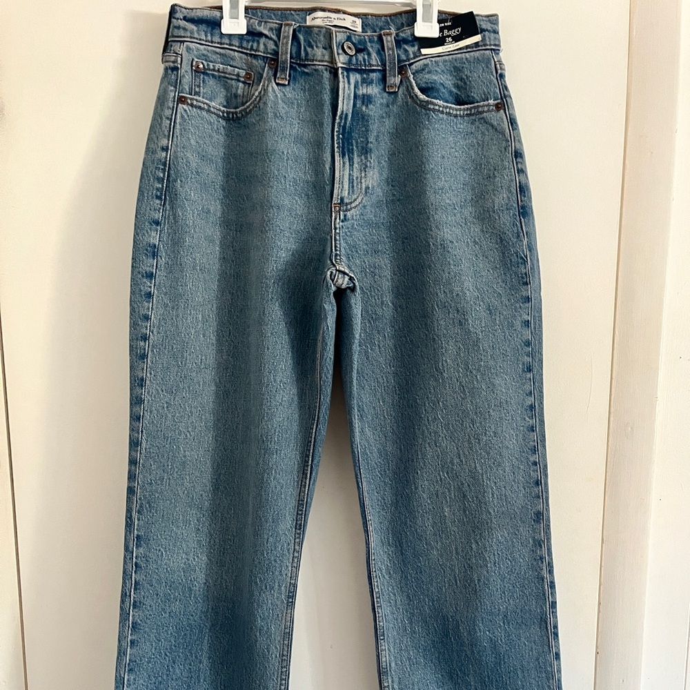 Abercrombie & Fitch Low Rise Baggy Jeans